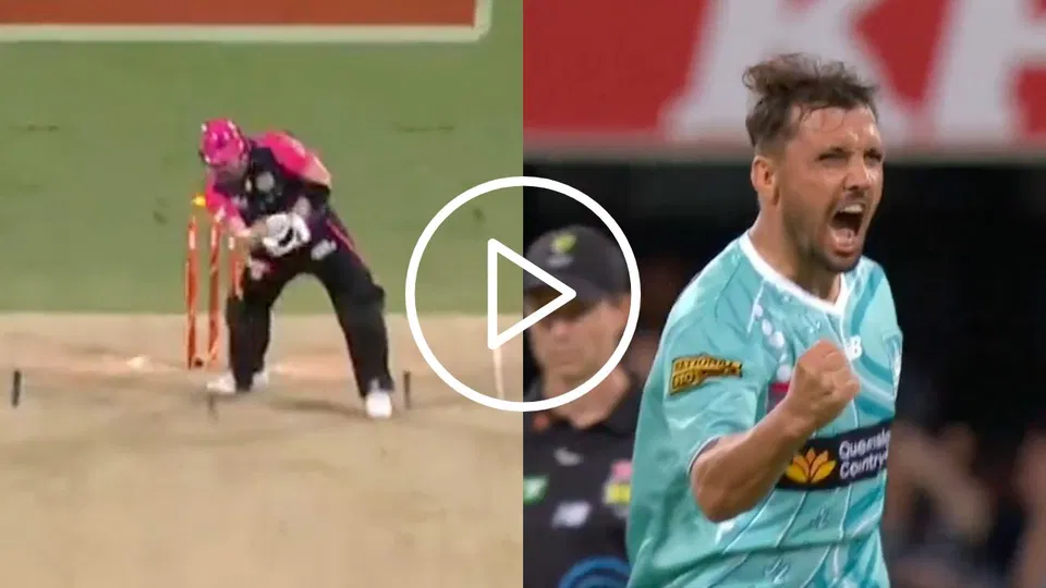 Watch- Zaman Khan crushes Steve Smith's ego with a Malinga-like yorker in BBL thriller